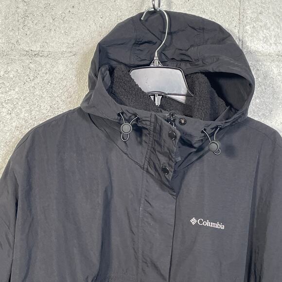Columbia W Laurelwoods II Interchange Hooded Jacket black Large - Picture 8 of 13